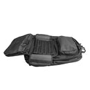 The Vism color black take-down carbine backpack has multi-large compartments.