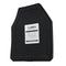 For law enforcement the Vism Ceramic & PE ballistic plate shooter's cut 10 x 12 inches.