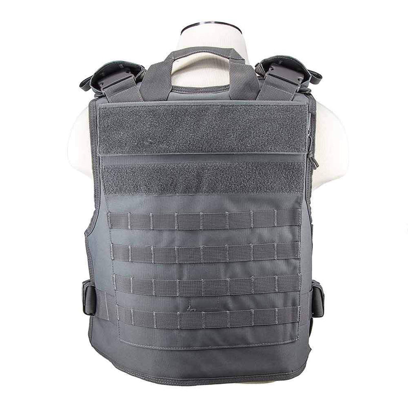 The Vism plate carrier with external hard plate pockets for women and men personal protection.