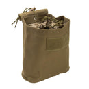 The Vism folding dump pouch color tan for law enforcement and civilian use.