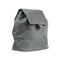 The Vism folding dump pouch color gray for law enforcement and civilian use with flap closed.