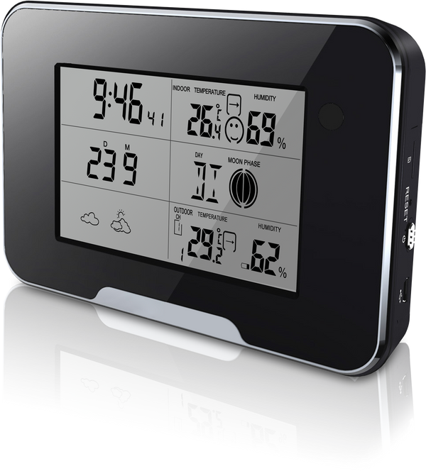 HD 1080P Weather Station Camera Wi-Fi Version connects to the internet via Wi-Fi. You can live stream.