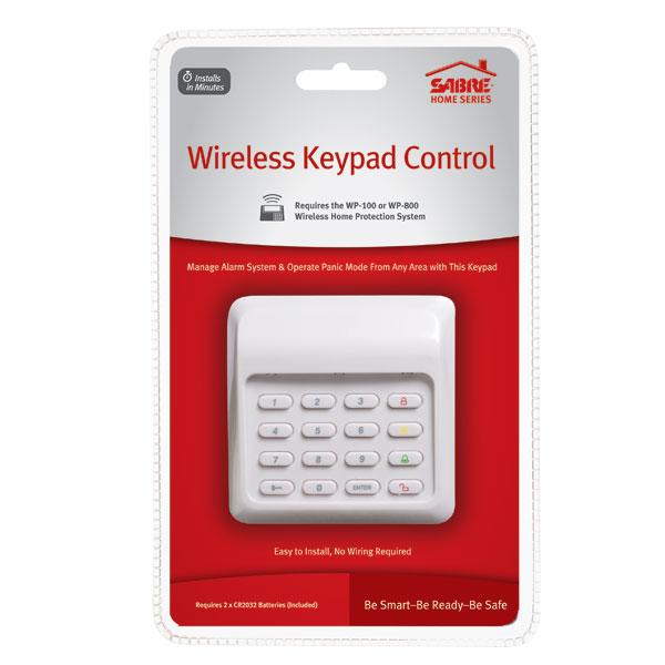 Sabre wireless keypad control.