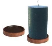 Self Defense Products Inc Accessory Wood Plate Holder for Candle Safes